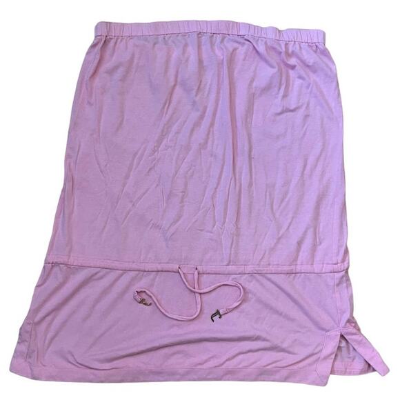 Juicy Couture Pink two piece pink swim cover up size xl with gold accents - Picture 5 of 10